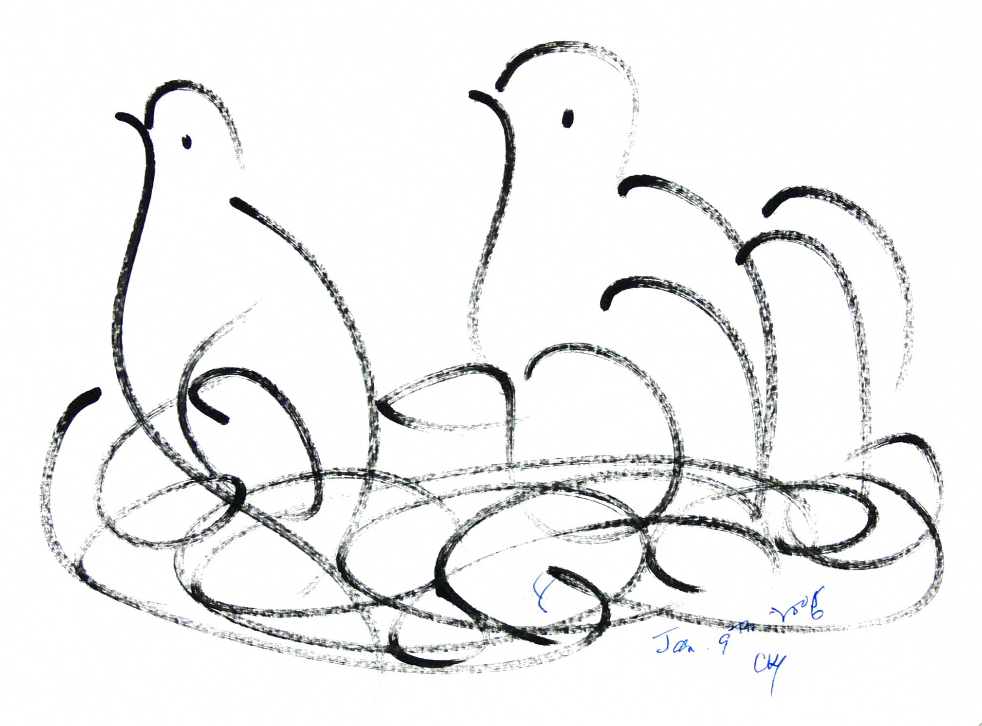 Bird-Drawing-29-1-2006-2-by-Sri-Chinmoy