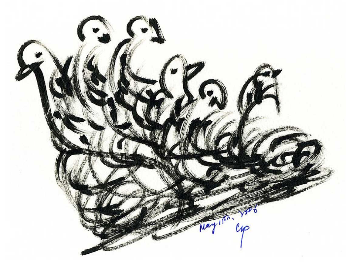 Bird Drawing by Sri Chinmoy Centre 11-5-2006-4