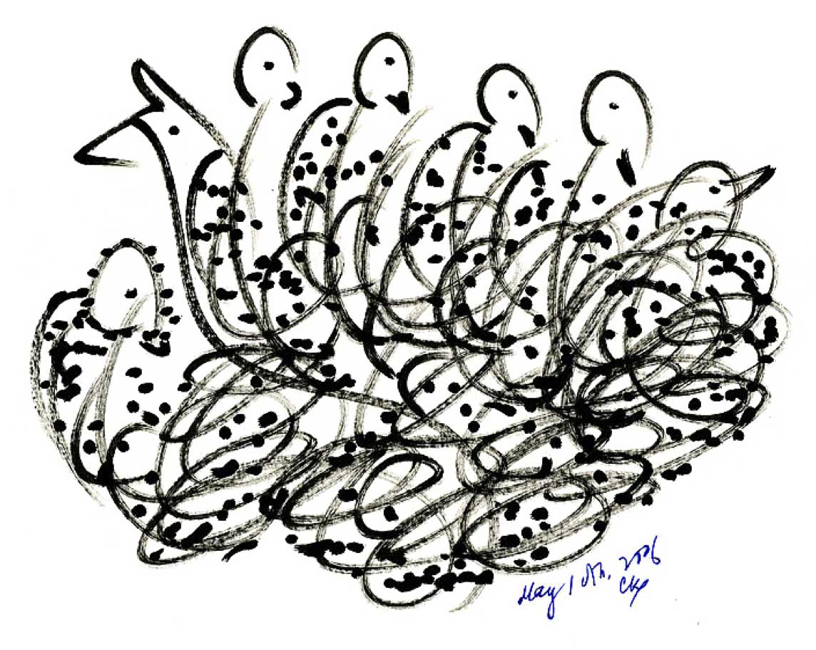 Bird-Drawing-by-Sri-Chinmoy-10-5-2006-10