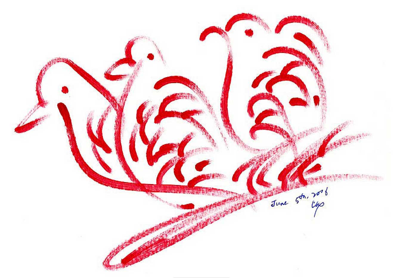 Bird-Drawing-by-Sri-Chinmoy-5-6-2006-7